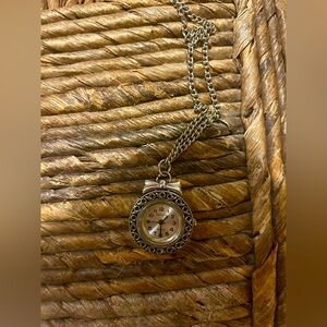 Vintage watch necklace